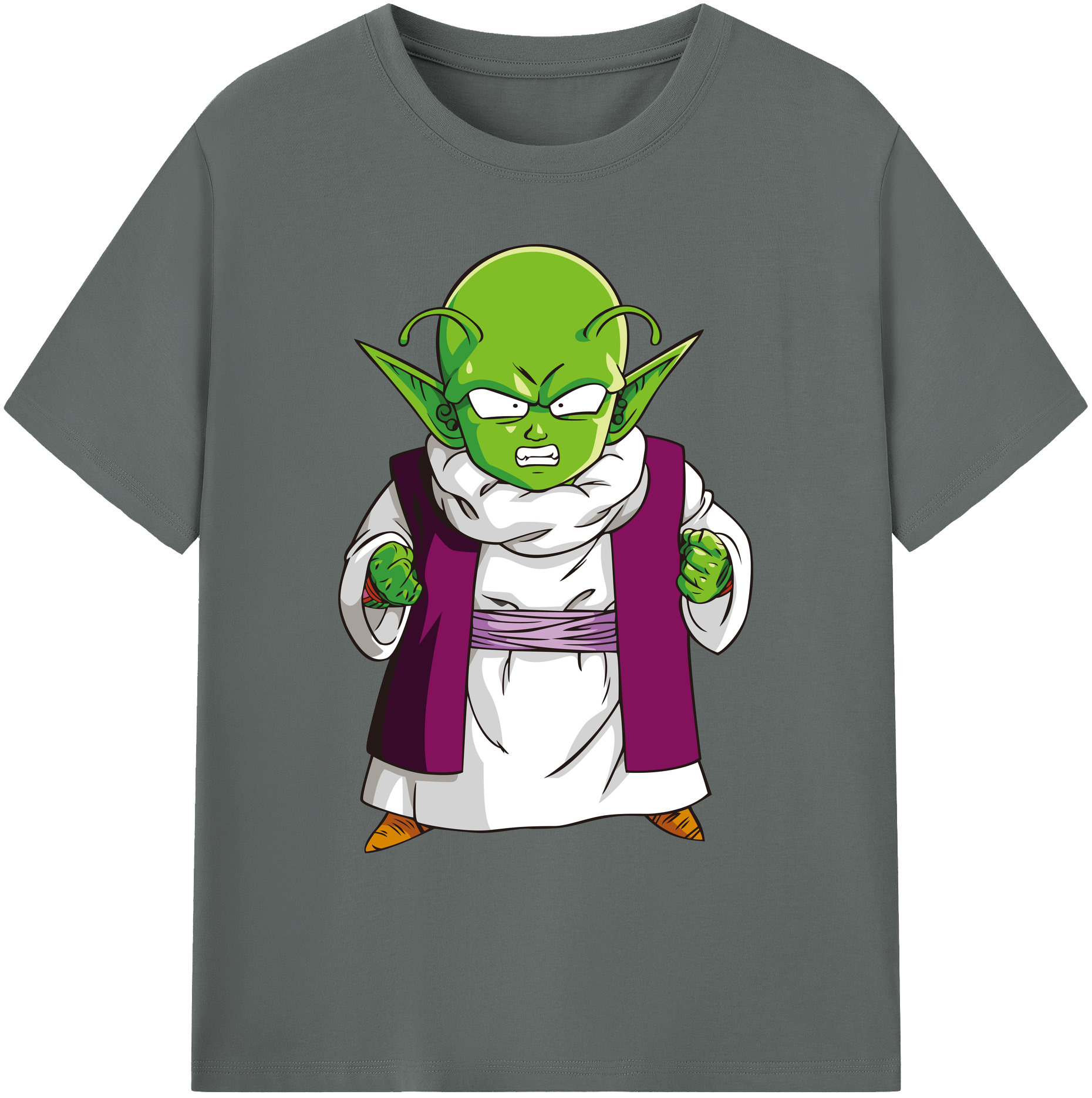 （画像用） ドラゴンボール ピッコロ DRAGON BALL Piccolo 綿100％ メンズ半袖Tシャツ｜肌触りやわらか＆通気性